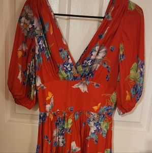 Trashy Diva Butterflies and Begonias dress size 6